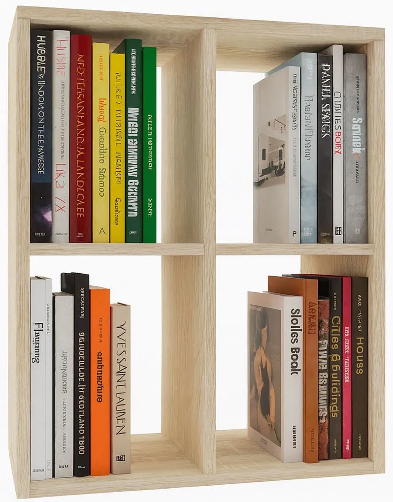 Niski regał na książki dąb sonoma E7-R58