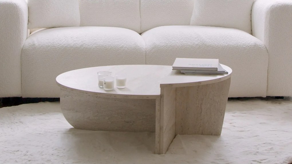 Zestaw 2 stolików kawowych - Czarny - ALOEVA