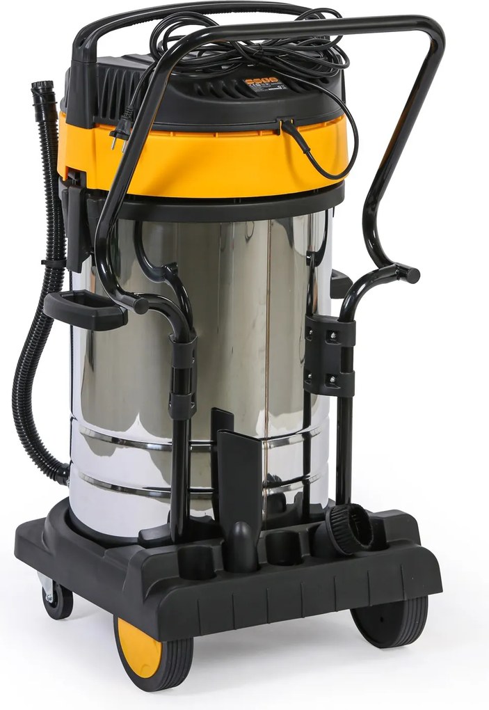 Odkurzacz przemysłow TOLSEN 79610y, ssanie na sucho/mokro, 3000 W, 80 l