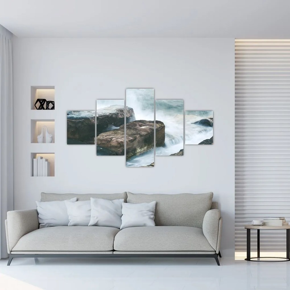 Obraz - siła wody (125x70 cm)