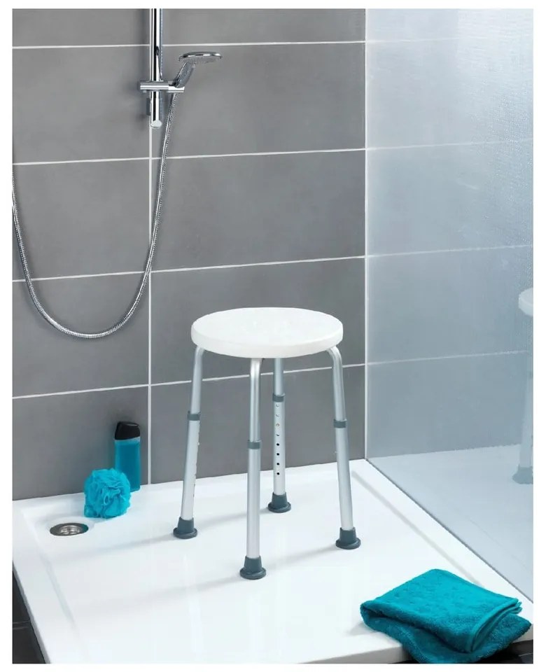 Taboret do wanny lub pod prysznic Wenko Bath/Shower Stool, 45x45 cm