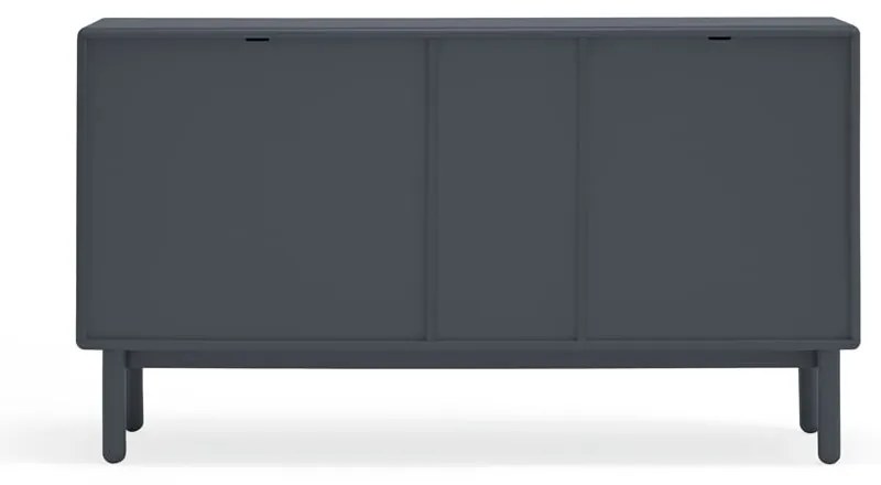 Ciemnoszara niska komoda 137x76 cm Corvo – Teulat