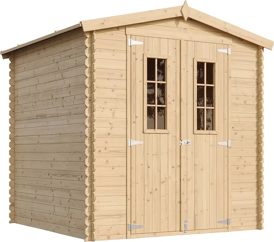 Drewniany domek ogrodowy - 3.53 m² - M343C