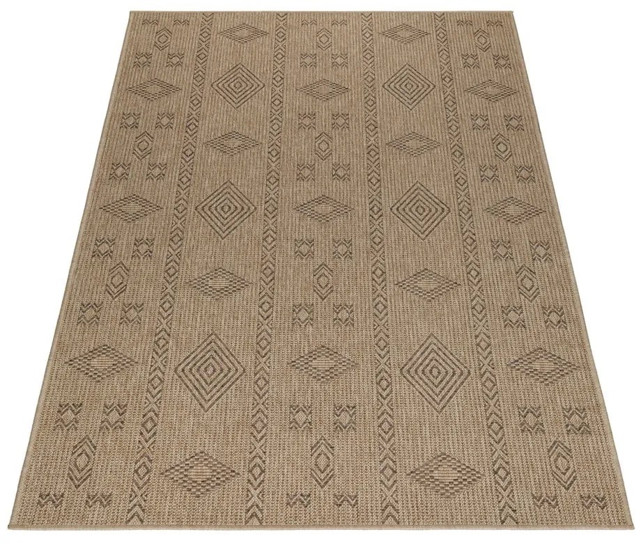 Chodnik odpowiedni na zewnątrz w naturalnym kolorze 80x250 cm Dhaka – Ayyildiz Carpets