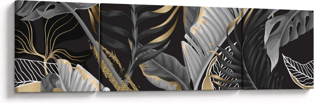 Obraz - Złota dżungla (170x50 cm)