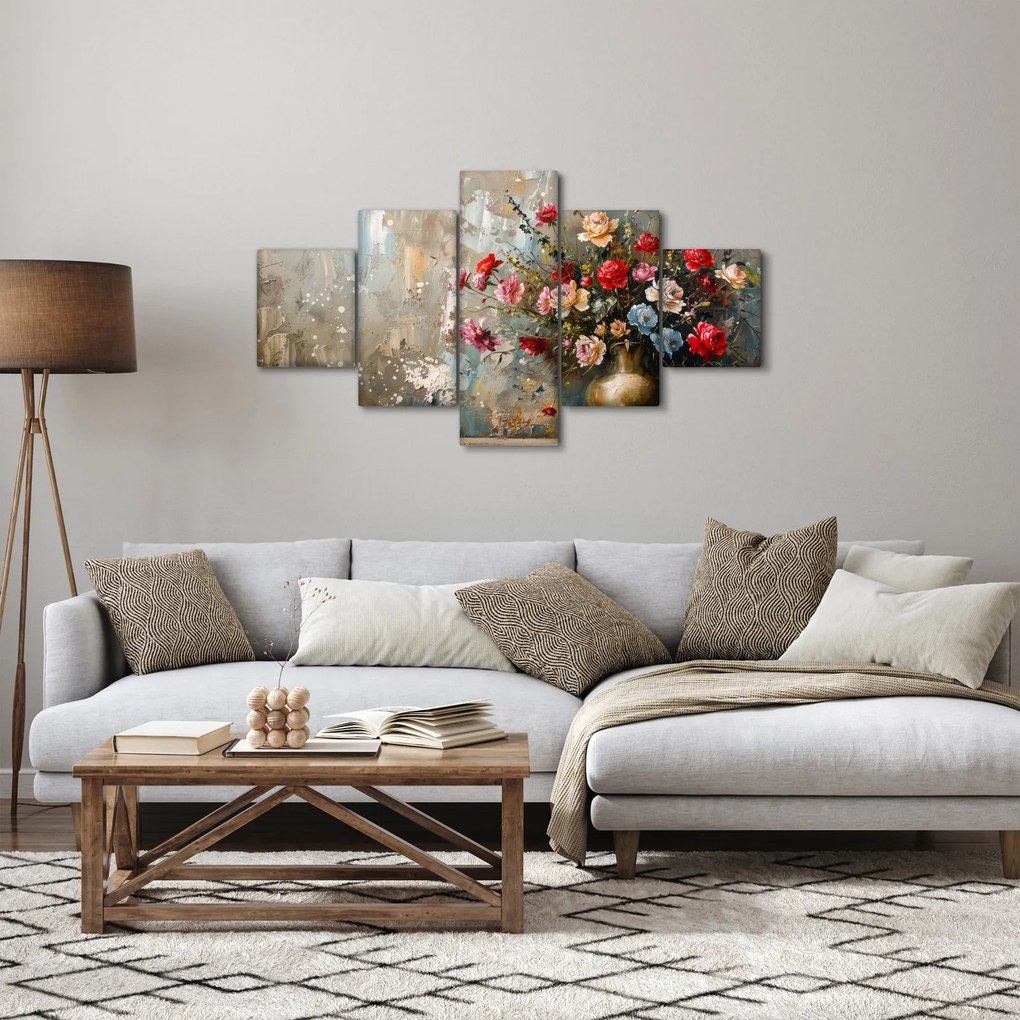 Obraz - Wazon z kwiatami (125x70 cm)