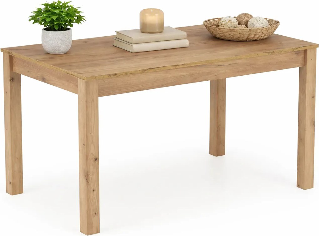 Prostokątny stół w kolorze dąb craft T2-H48