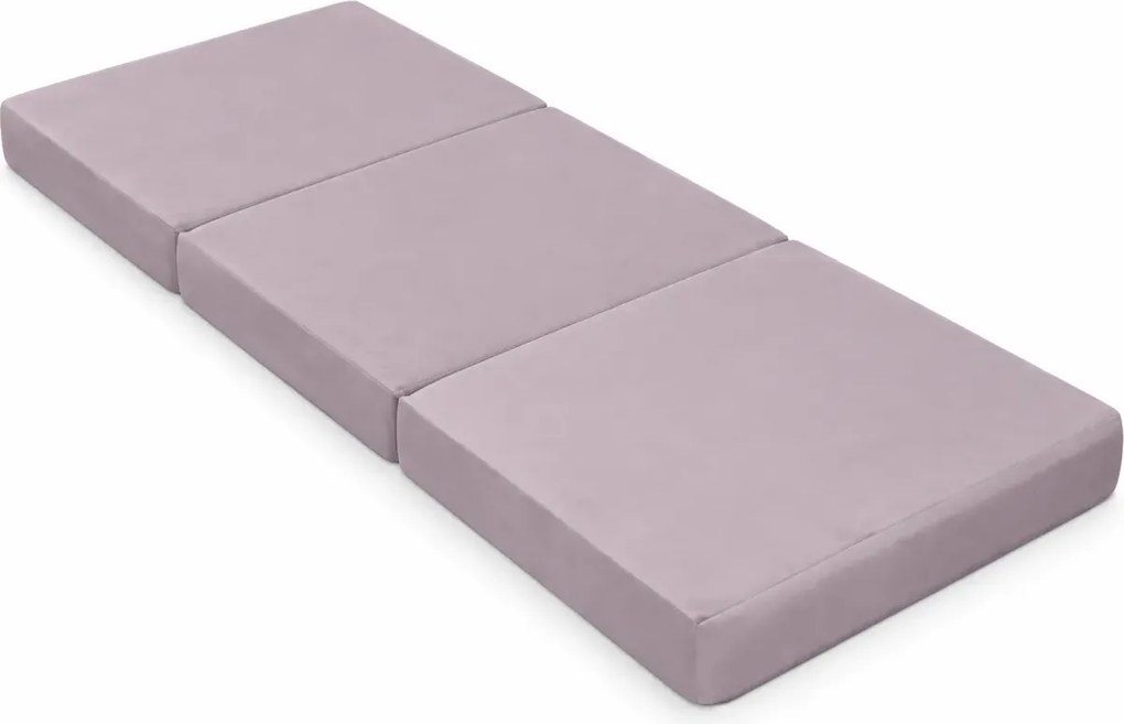 Materac 180/60 + Torba składany turystyczny tkanina Welur : Kolor tkaniny - VELVET - MG55, Rozmiar - 180/60/15, Typ tkaniny - Velvet