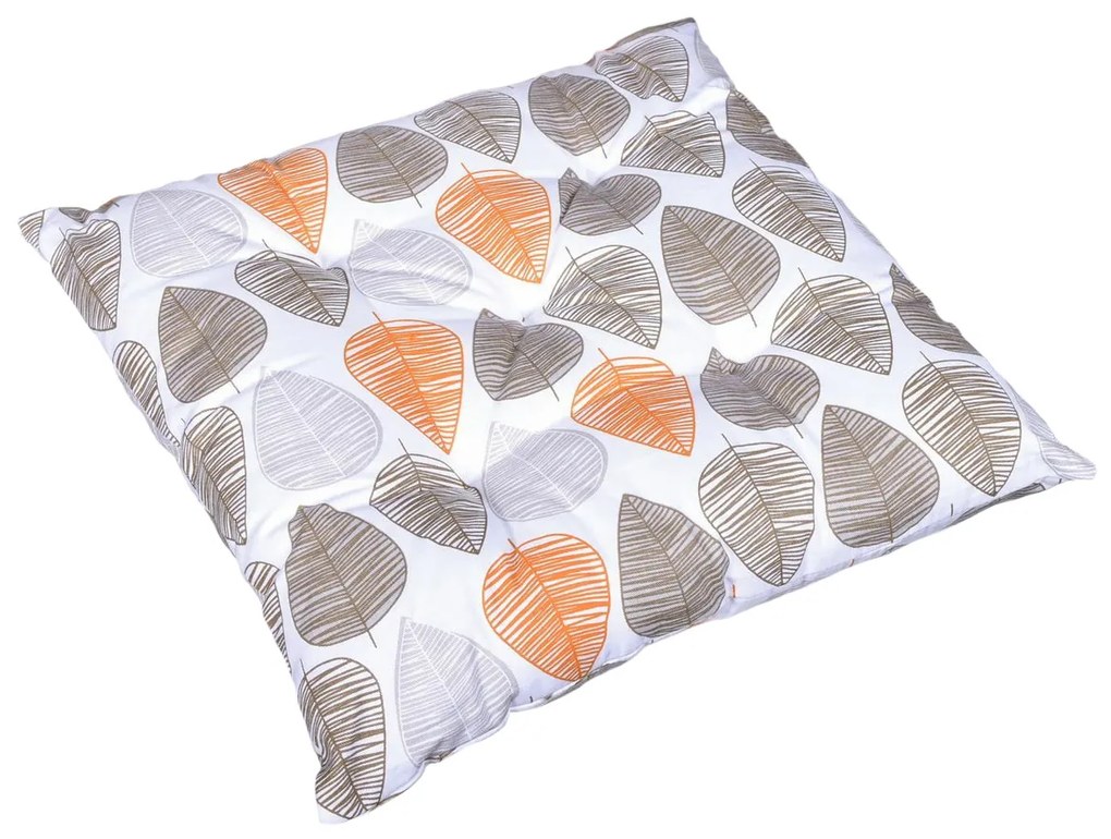 Bożonarodzeniowe siedzisko Leaves, 40 x 40 cm
