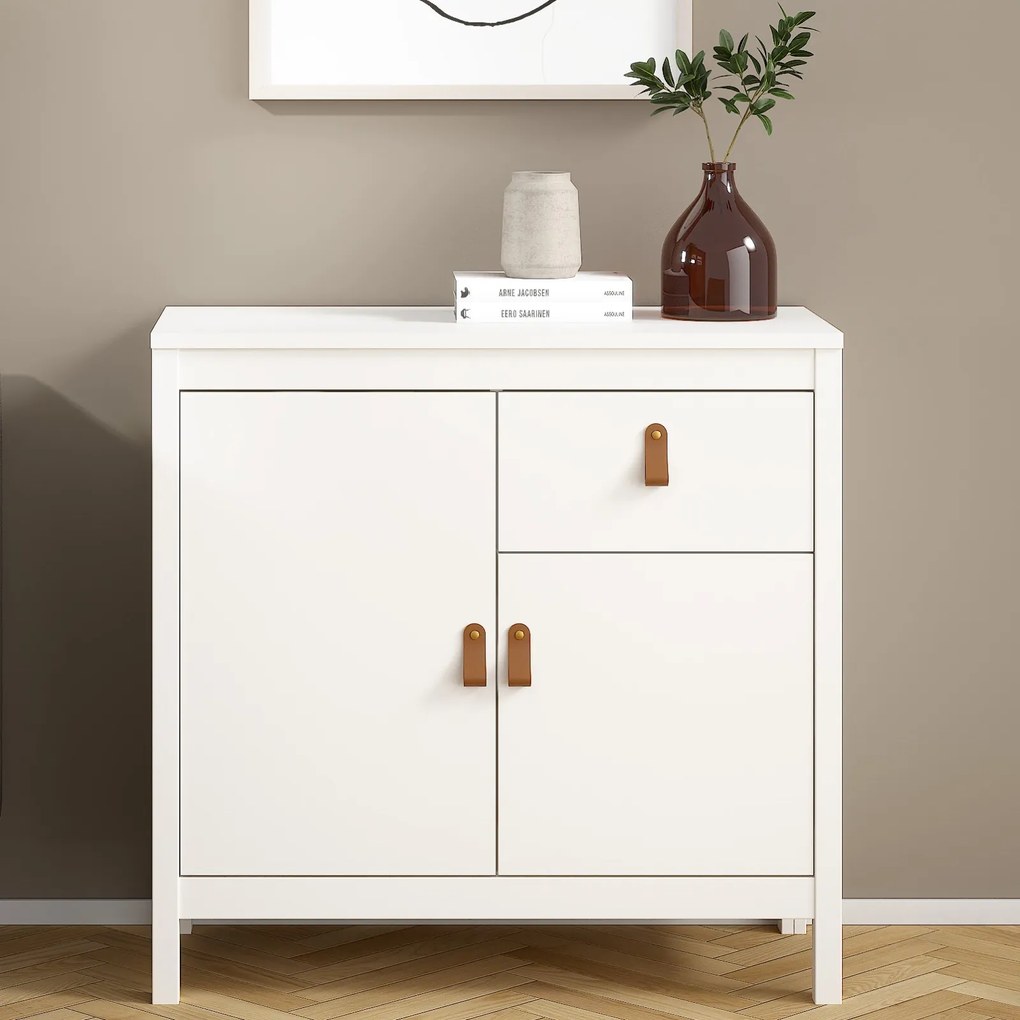 Komoda pokojowa z szafkami i szufladą Madrid 2+1 biały mat