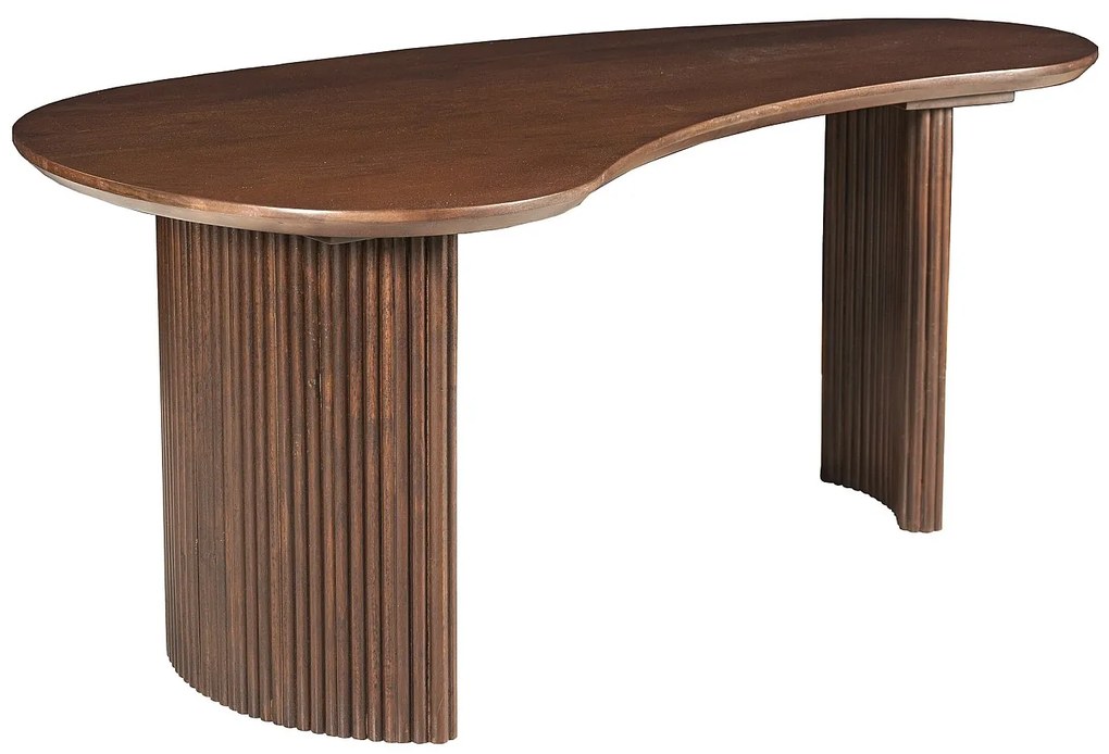 Stolik kawowy z drewna akacjowego - Naturalny ciemny - TAMENIA marki Maison Céphy