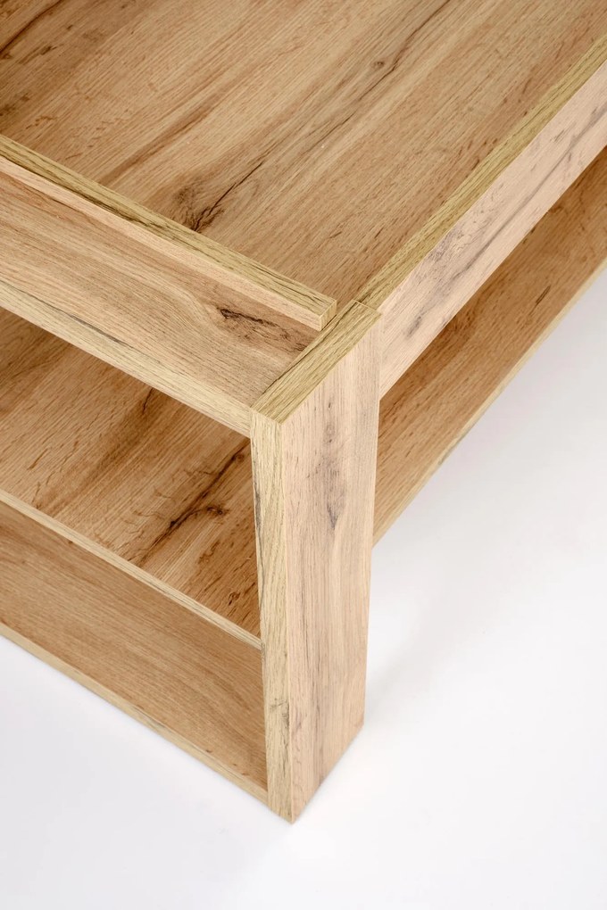 Rozkładany ławo-stół, podnoszony blat, dąb artisan 120/65-92/50-72 cm BETTY