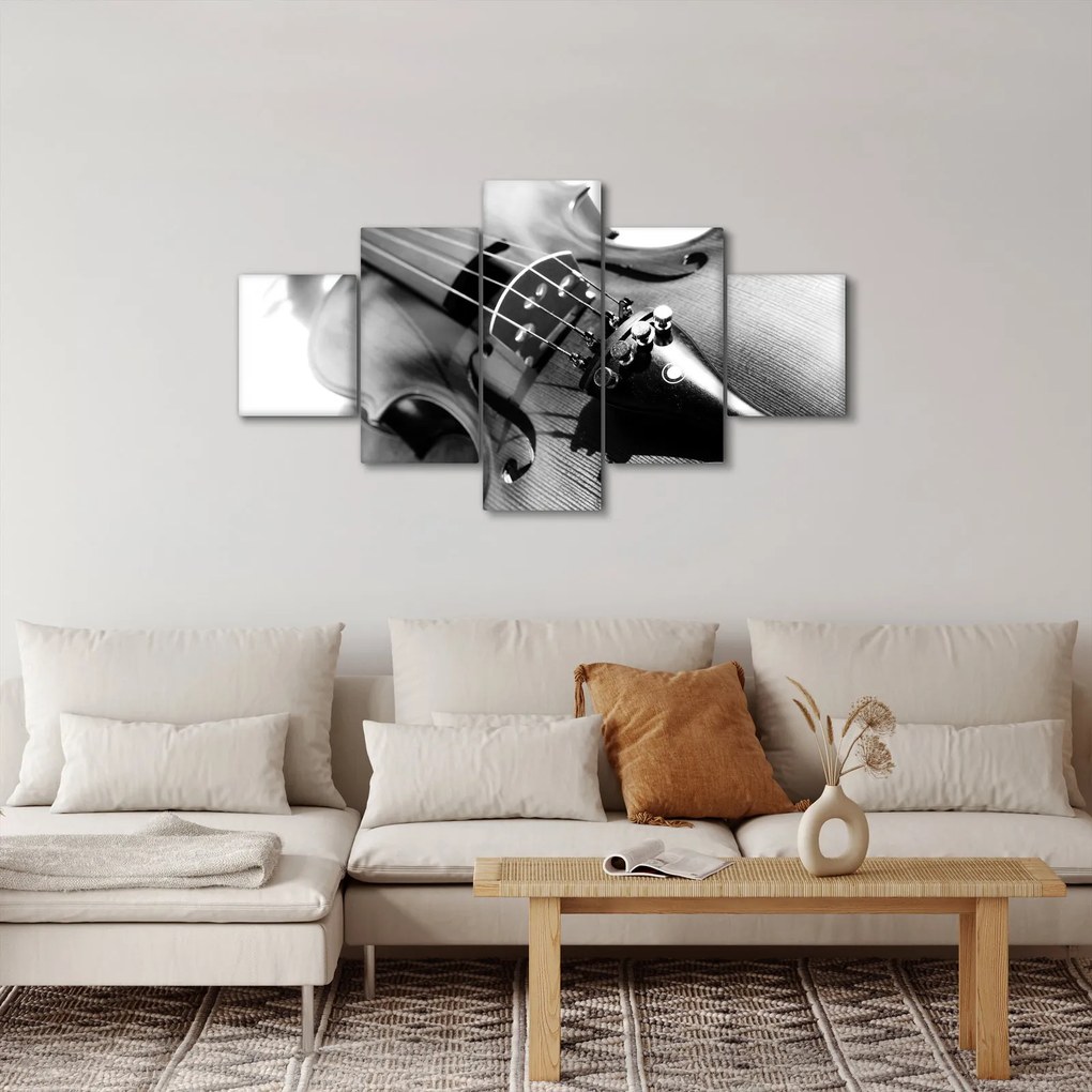 Obraz - Skrzypce (125x70 cm)