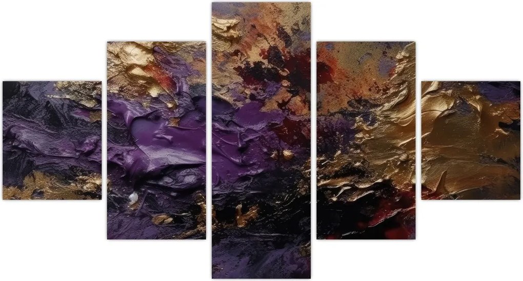 Obraz - Teksturowana abstrakcja (125x70 cm)