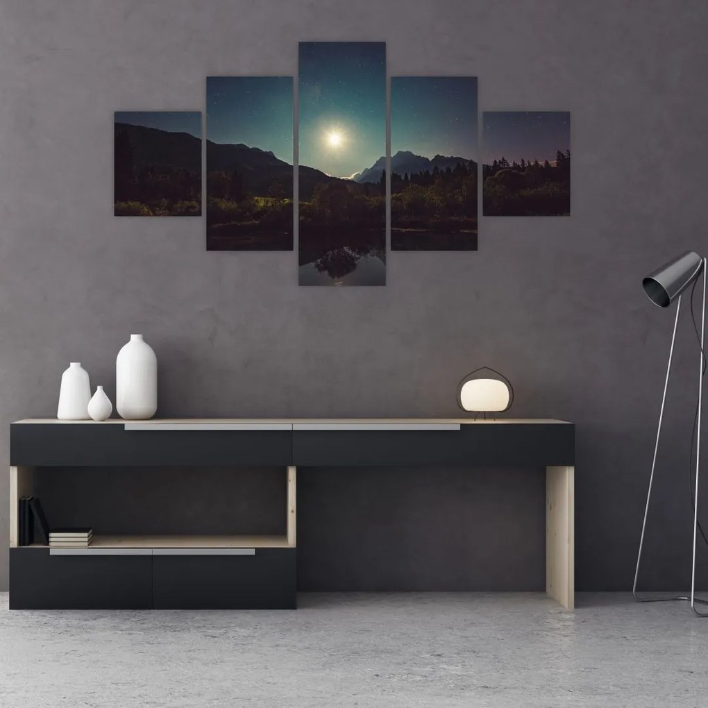 Obraz - nocne niebo (125x70 cm)