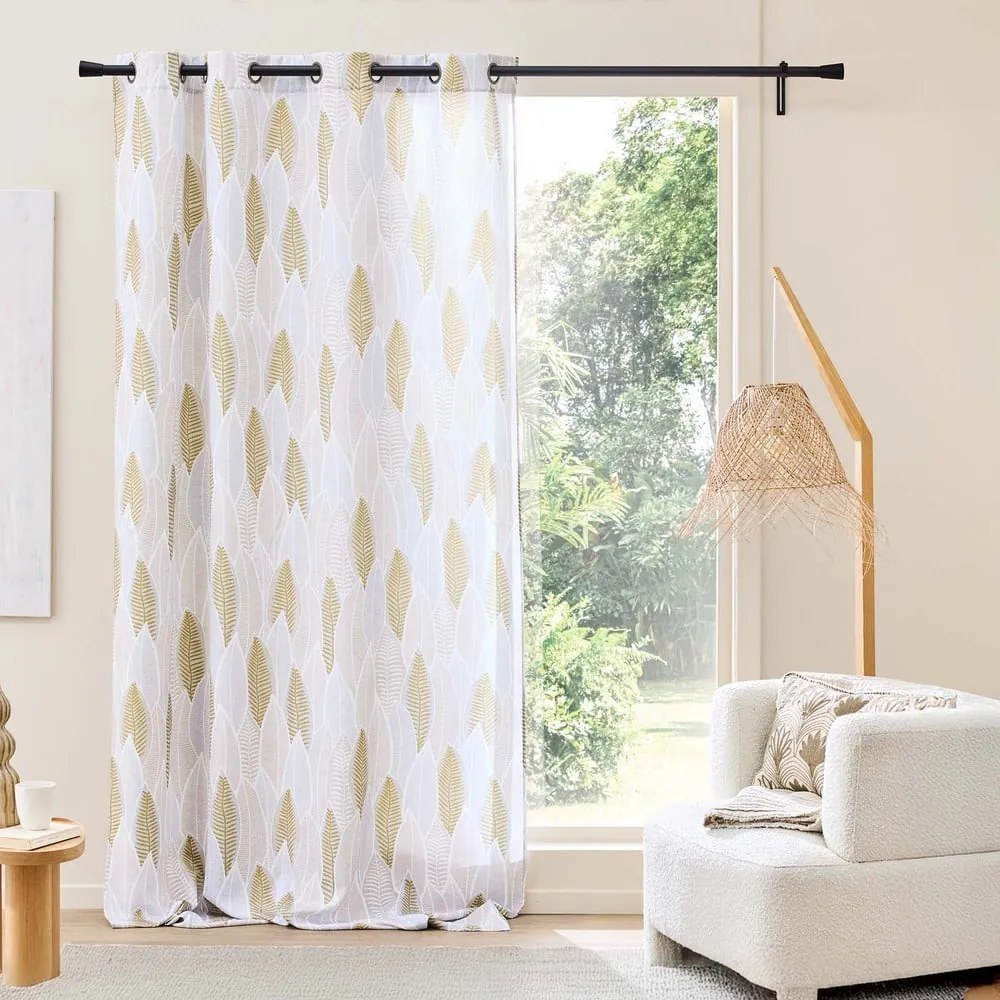 Zasłona w beżowo-złotym kolorze 140x280 cm Kim – douceur d'intérieur