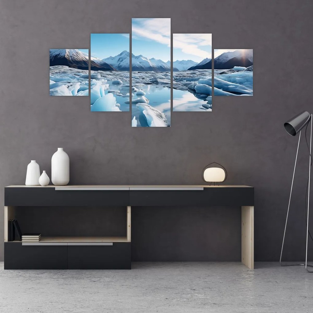 Obraz - Formacje lodowcowe (125x70 cm)