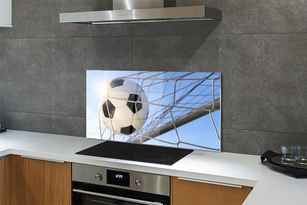 Szklany Panel Siatkówka pod Błękitnym Niebem