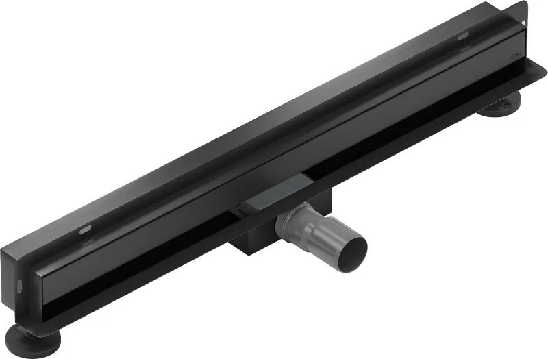 Mexen Flat Wall odpływ liniowy ścienny 2w1 60 cm, czarny - 1730060