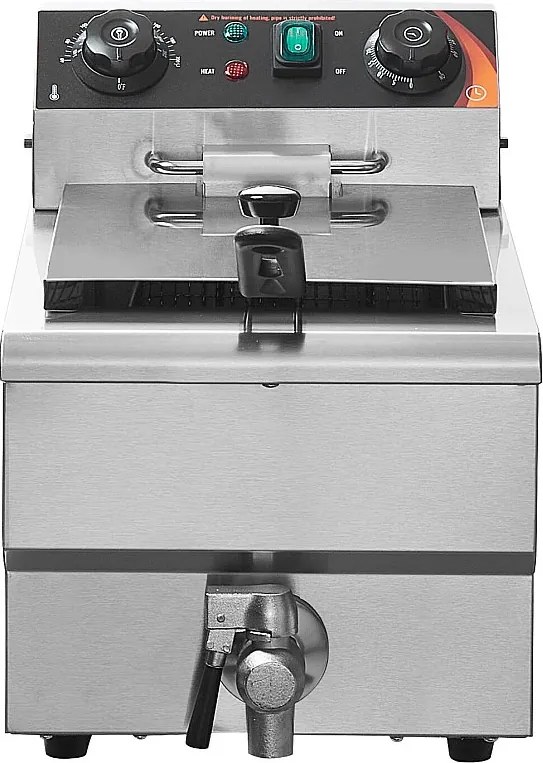 Handlowa Smarówka Elektryczna SucceBuy 3000 W 9 L z Stali Nierdzewnej Ulepszona do 200 °C