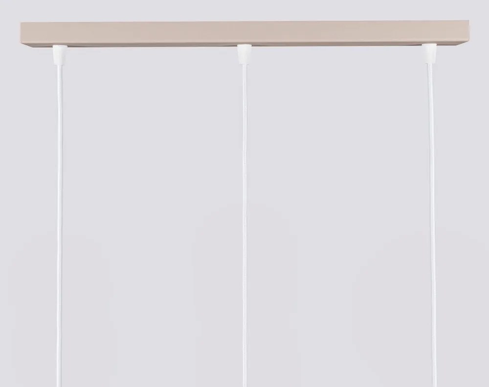 Szarobrązowa metalowa lampa wisząca Gleam – Sollux