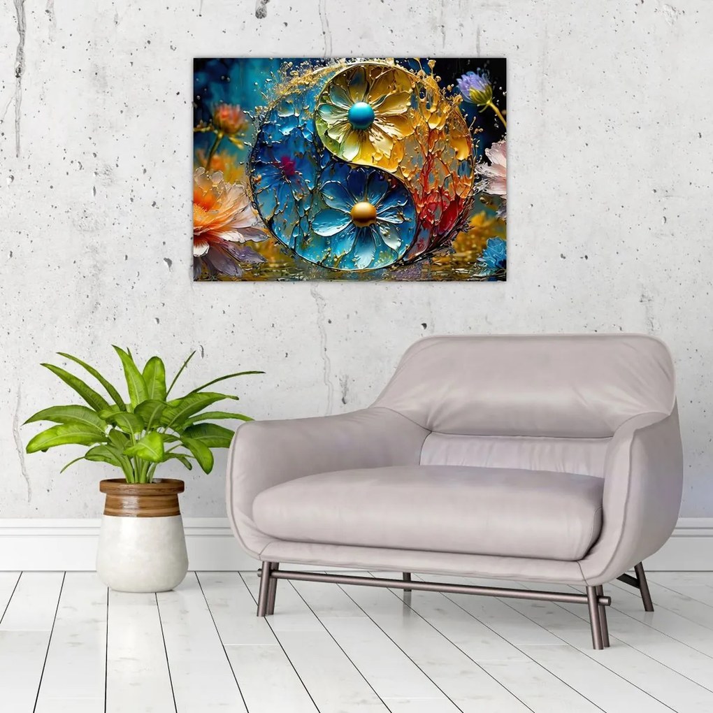 Obraz na szkle - Harmonia i równowaga (70x50 cm)