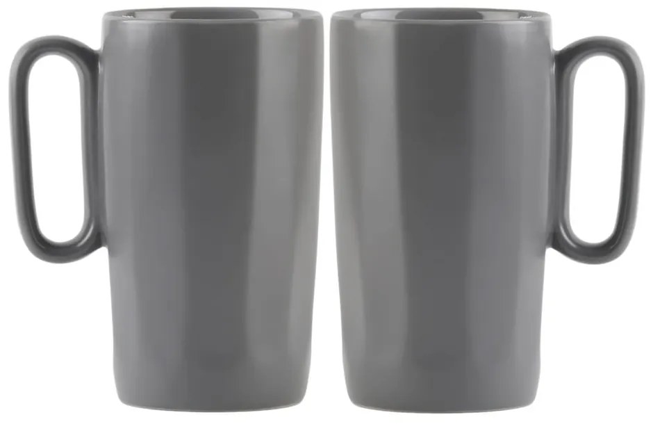 Szare kamionkowe kubki zestaw 2 szt. 330 ml Fuori – Vialli Design