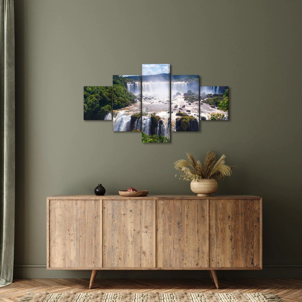 Obraz wodospadu Iguassu (125x70 cm)