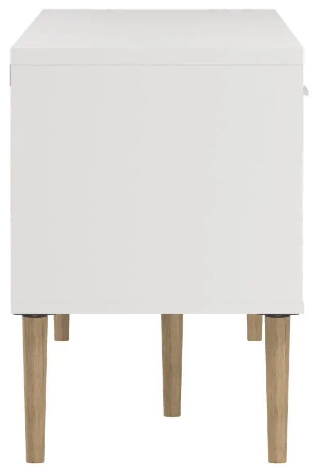Biała szafka pod TV 177x57 cm Media – Tvilum