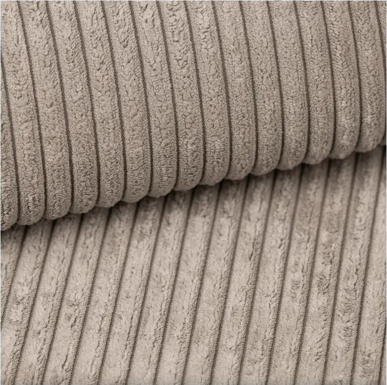 Narożnik POSO XL wolnostojący układ U z funkcją spania w tkaninie Poso 02 DomoHome