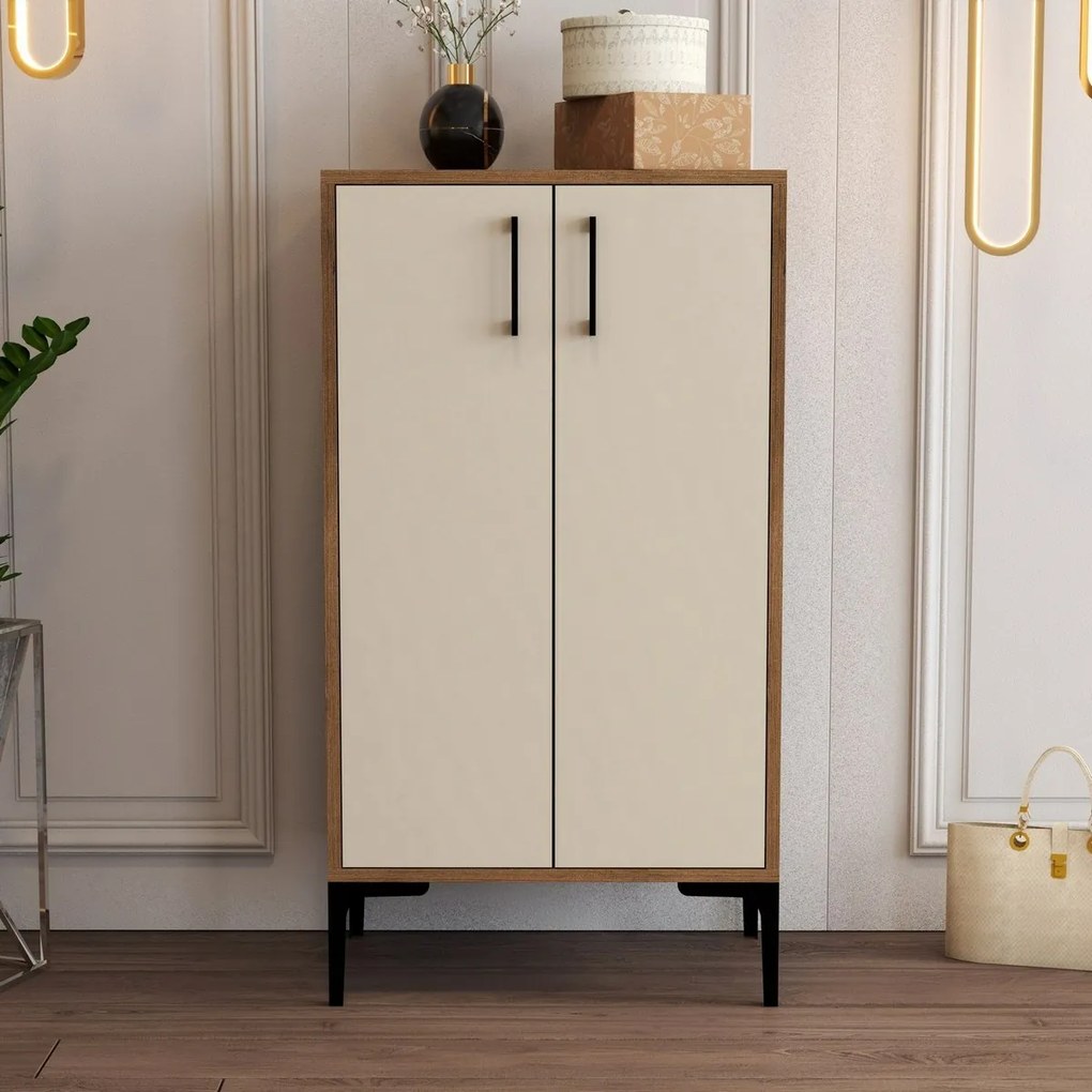 Szafka na buty Prag Walnut and Cream