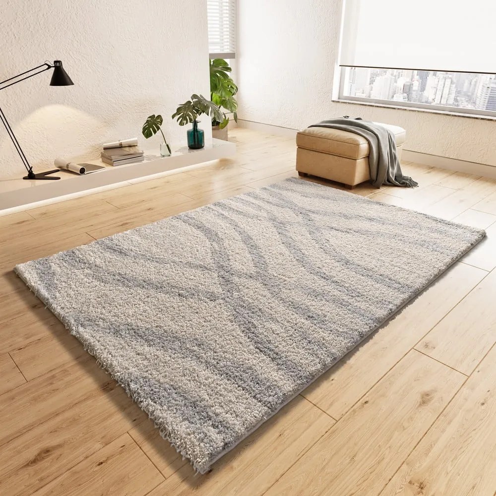 Jasnoszaro-kremowy dywan 80x150 cm Helia – Universal