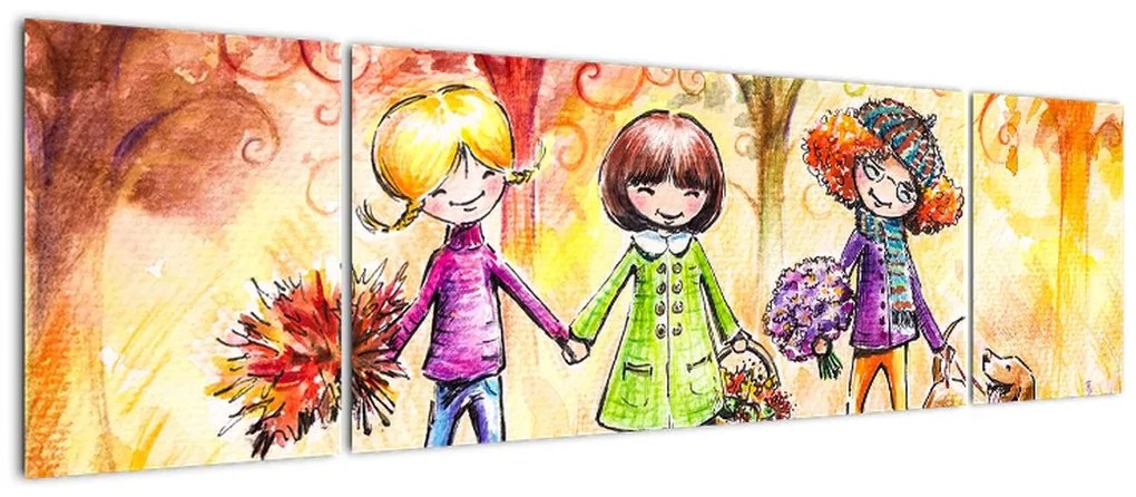 Obraz - Przyjaźń (170x50 cm)