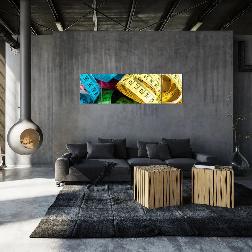 Obraz mierników koloru (170x50 cm)