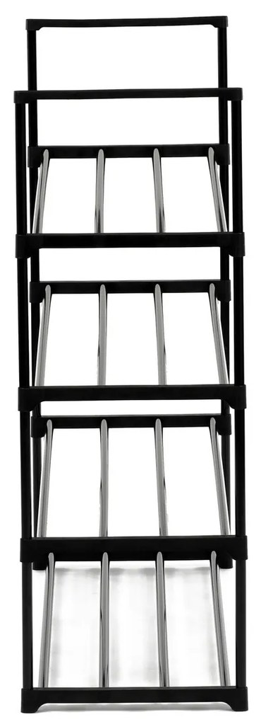Szafka na buty GD-406 BK, metal, czarna