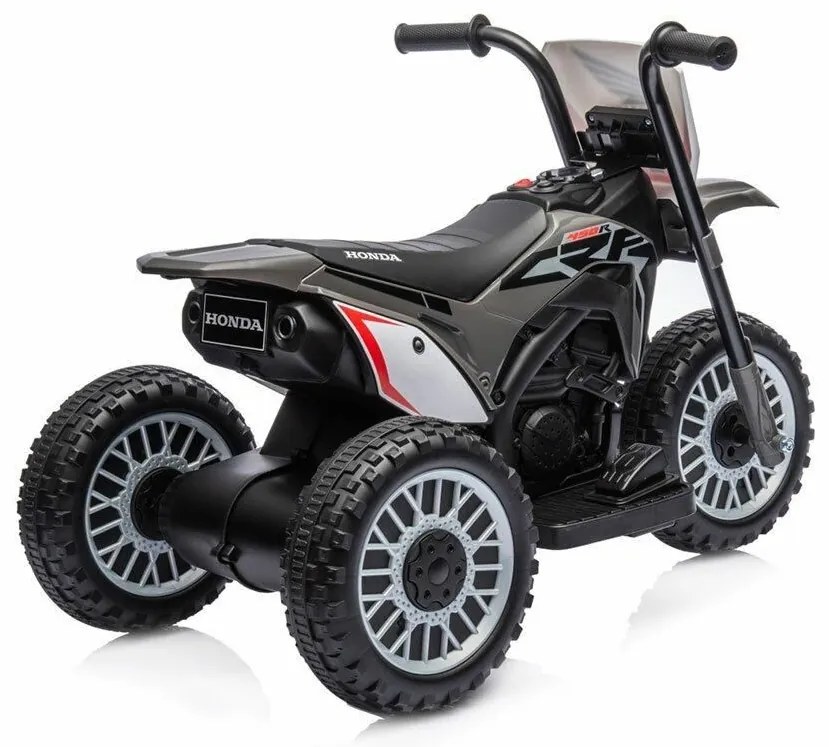 Baby Mix Motocykl elektryczny dla dzieci Honda CRF 450R, szary