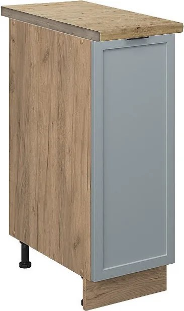 Szafka apteczna jasnoniebiesko-szary 30x60x82 fame-line