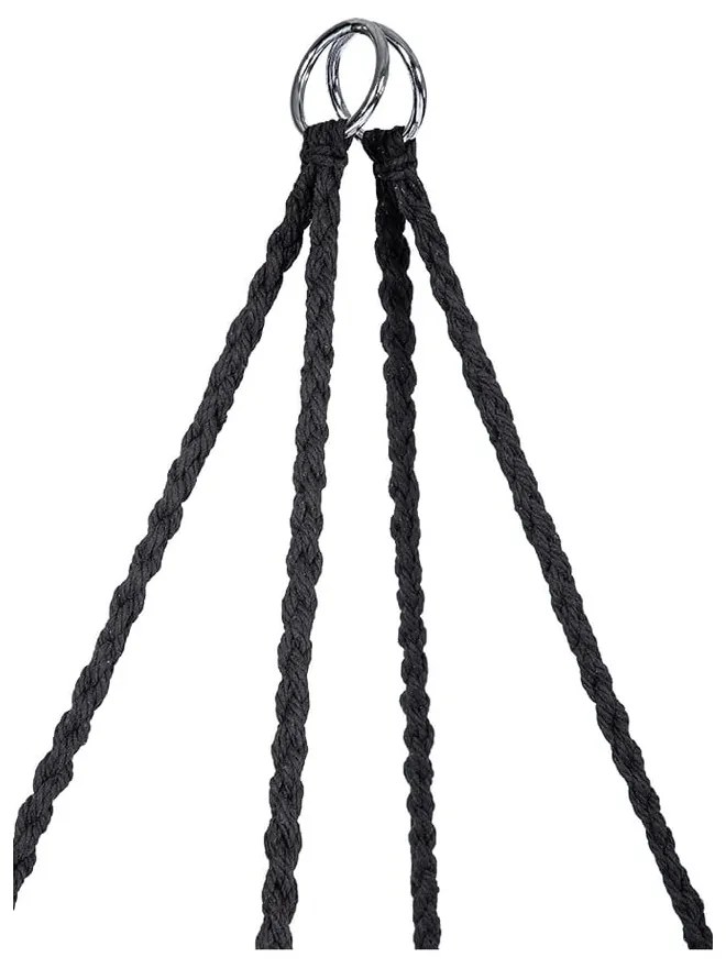 Czarny fotel wiszący Bonami Essentials Hylla