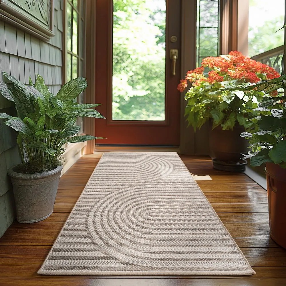 Beżowy chodnik odpowiedni na zewnątrz 80x250 cm Desert 1301 – Ayyildiz Carpets
