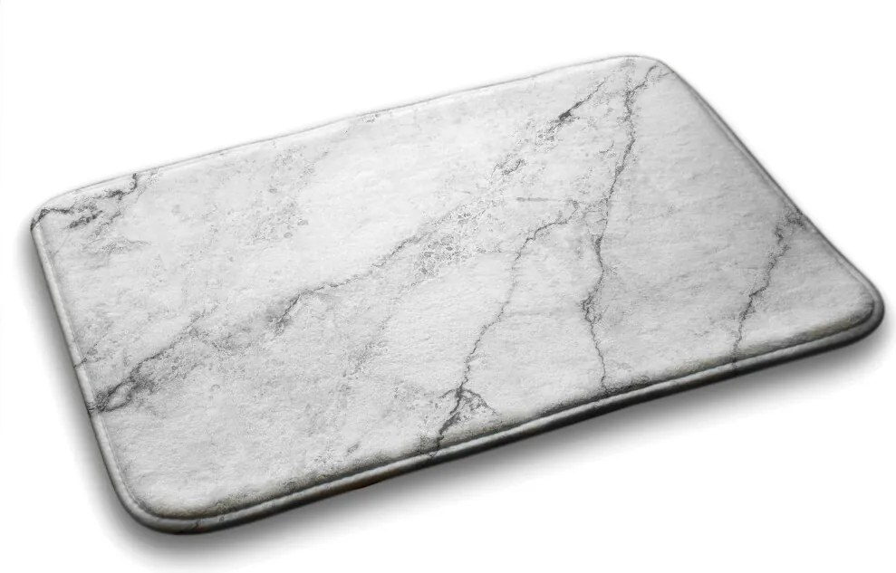 Dywanik łazienkowy Dywanik łazienkowy Biały marmur