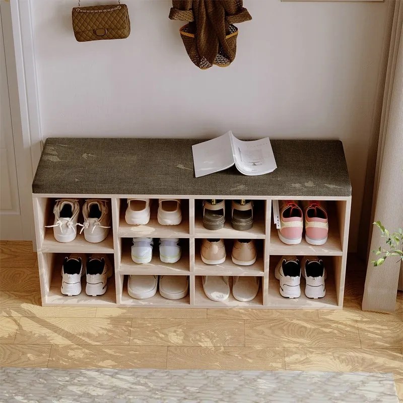 Szafka na buty z siedziskiem ławka nowoczesna dąb sonoma loft 104cm