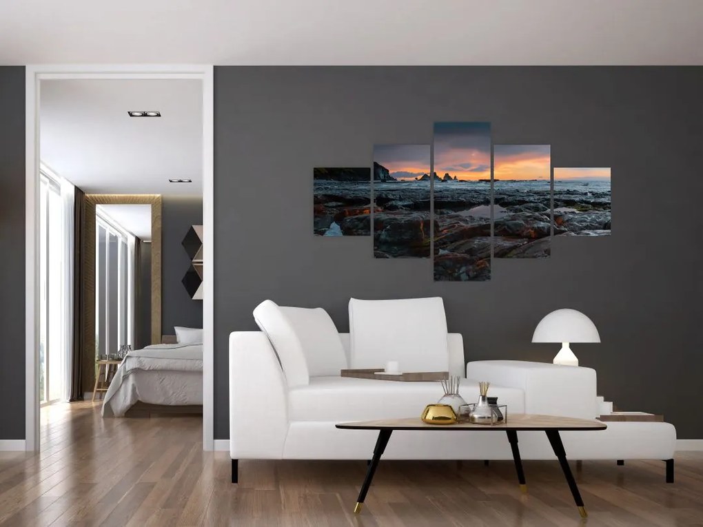 Obraz - krajobraz w Nowej Zelandii (125x70 cm)
