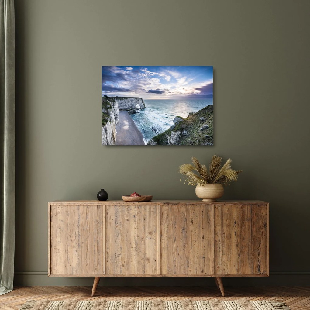 Obraz na szkle - klify (70x50 cm)