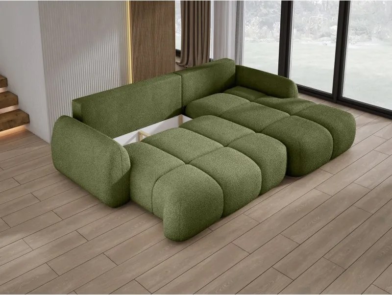 Narożnik COCO WIND z funkcją spania poduszkami i pojemnikiem NOW OR NEVER 38 WERSAL