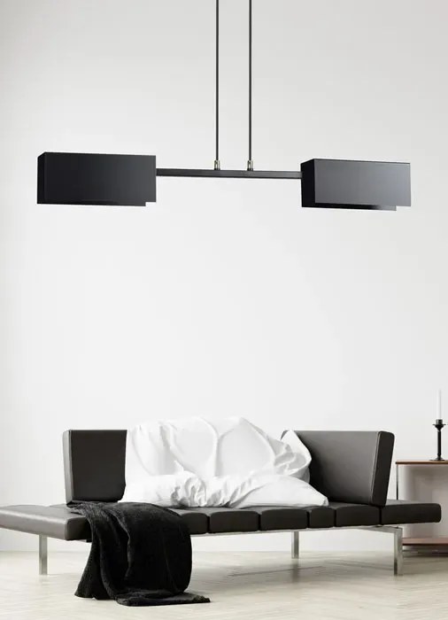 Czarna nowoczesna lampa wisząca - 15X D018 T0-R55