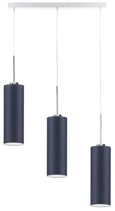 Lampa wisząca potrójna na stalowym stelażu - EX387-Składany - 18 kolorów
