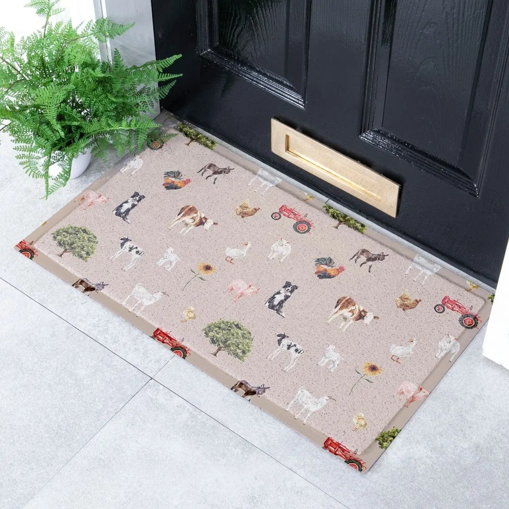 Wycieraczka z PVC 40x70 cm Farm Life – Artsy Doormats