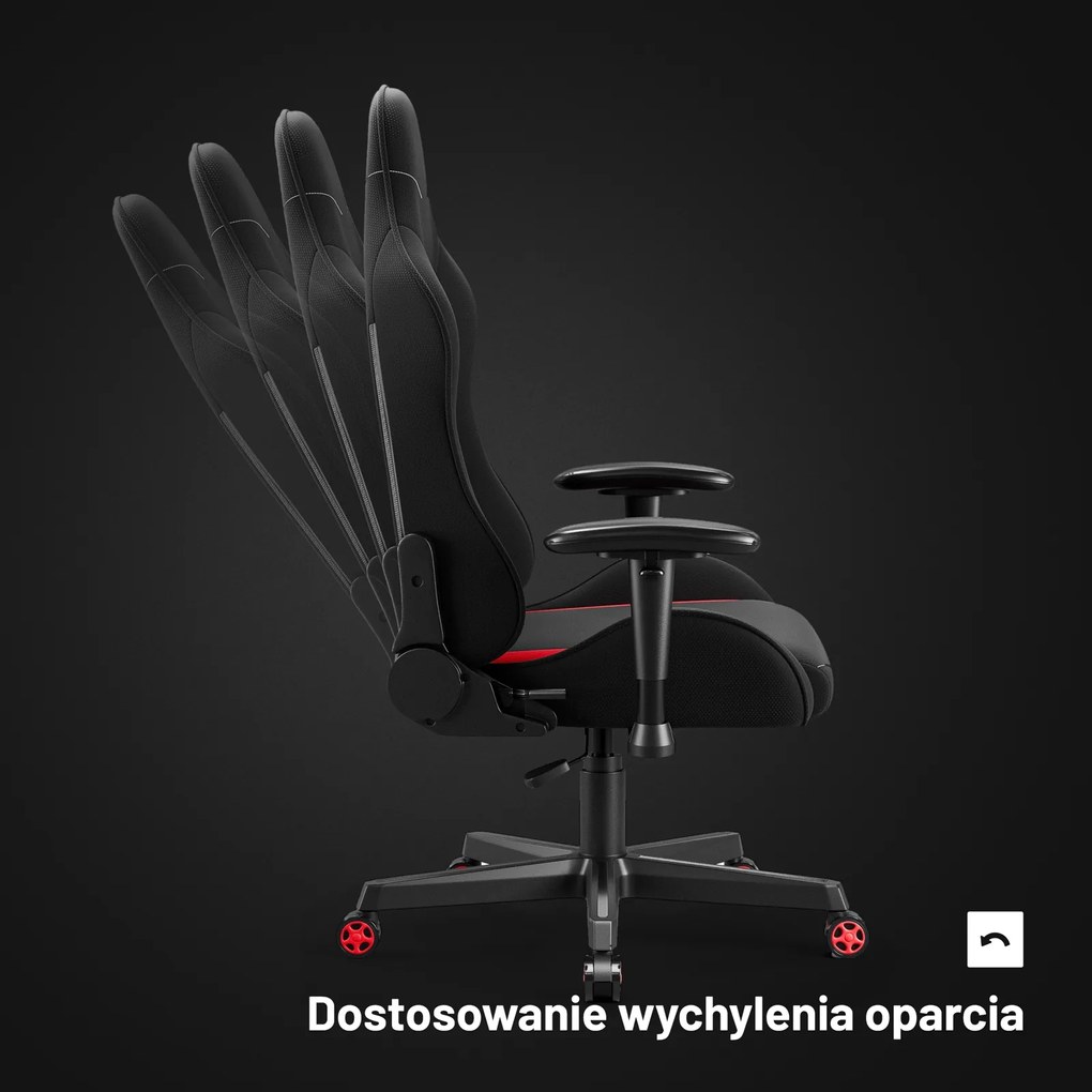 Fotel do gamingu Diablo X-St4rter czarno-czerwony