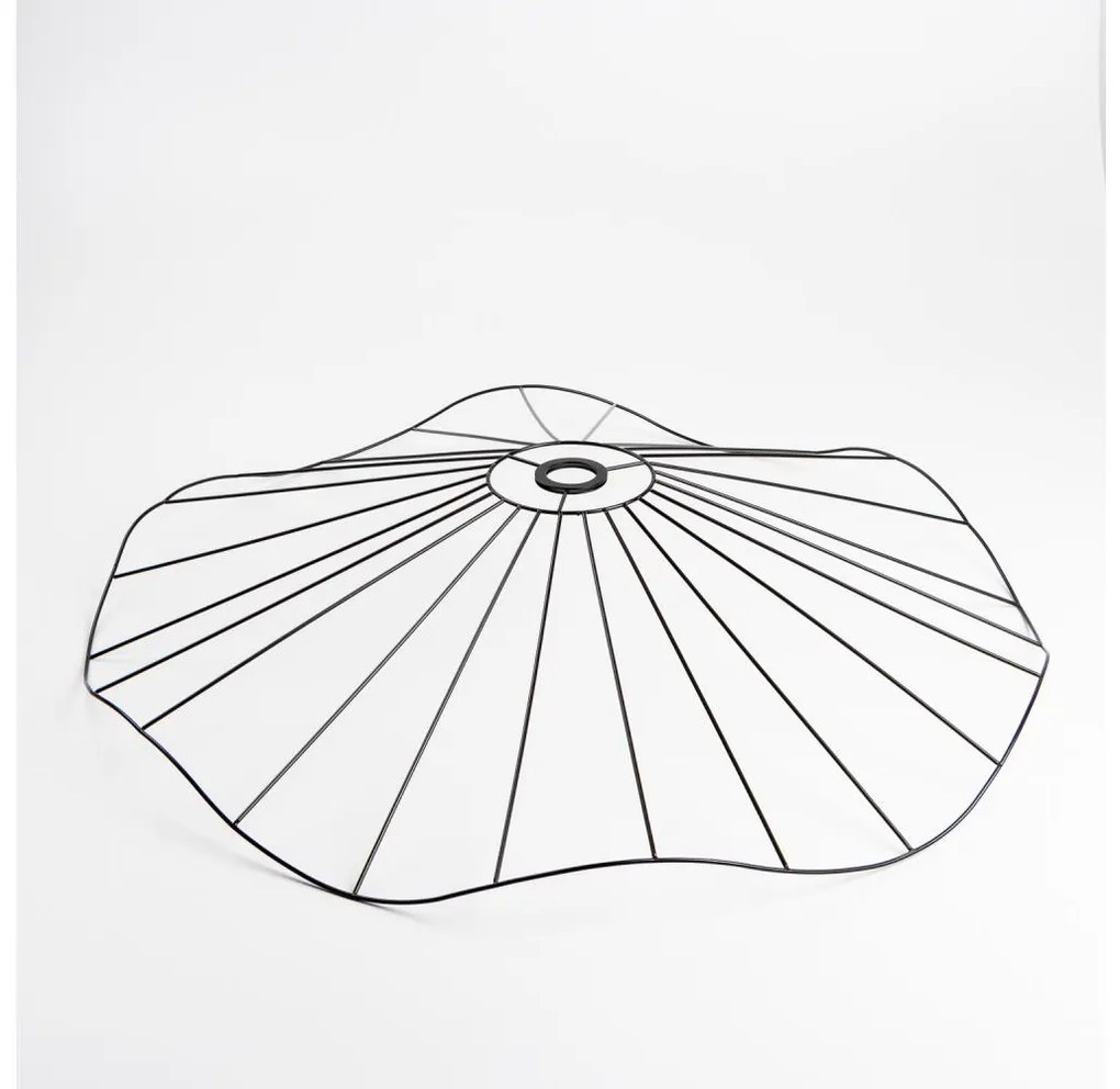 Uniwersalny abażur CURITIBA, średnica 80 cm, czarny