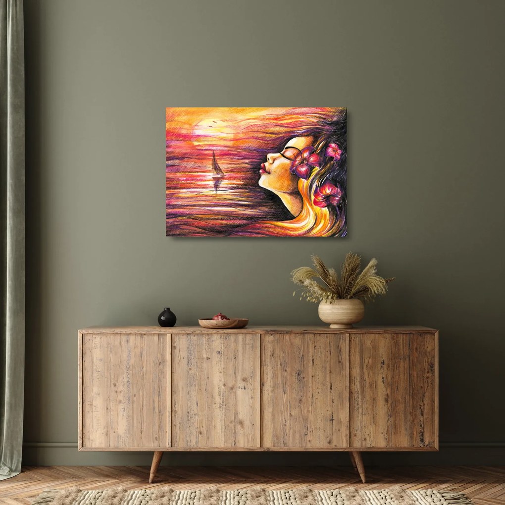 Obraz na szkle - Wspomnienia lata (70x50 cm)